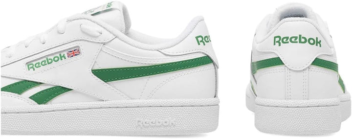 Reebok Unisex Club C Revenge Sneaker, Ftwwht Glegrn Ftwwht