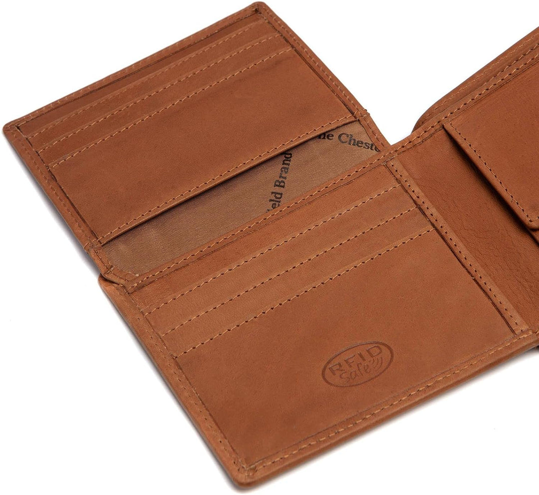 The Chesterfield Brand Wax Pull Up Orleans Geldbörse RFID Leder 11 cm