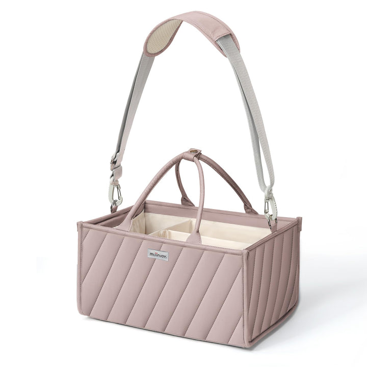 mliinjoy Multifunktionaler Polyesterstoff Aufbewahrungsbox Organizer für Windeln Babyartikel Wochenb