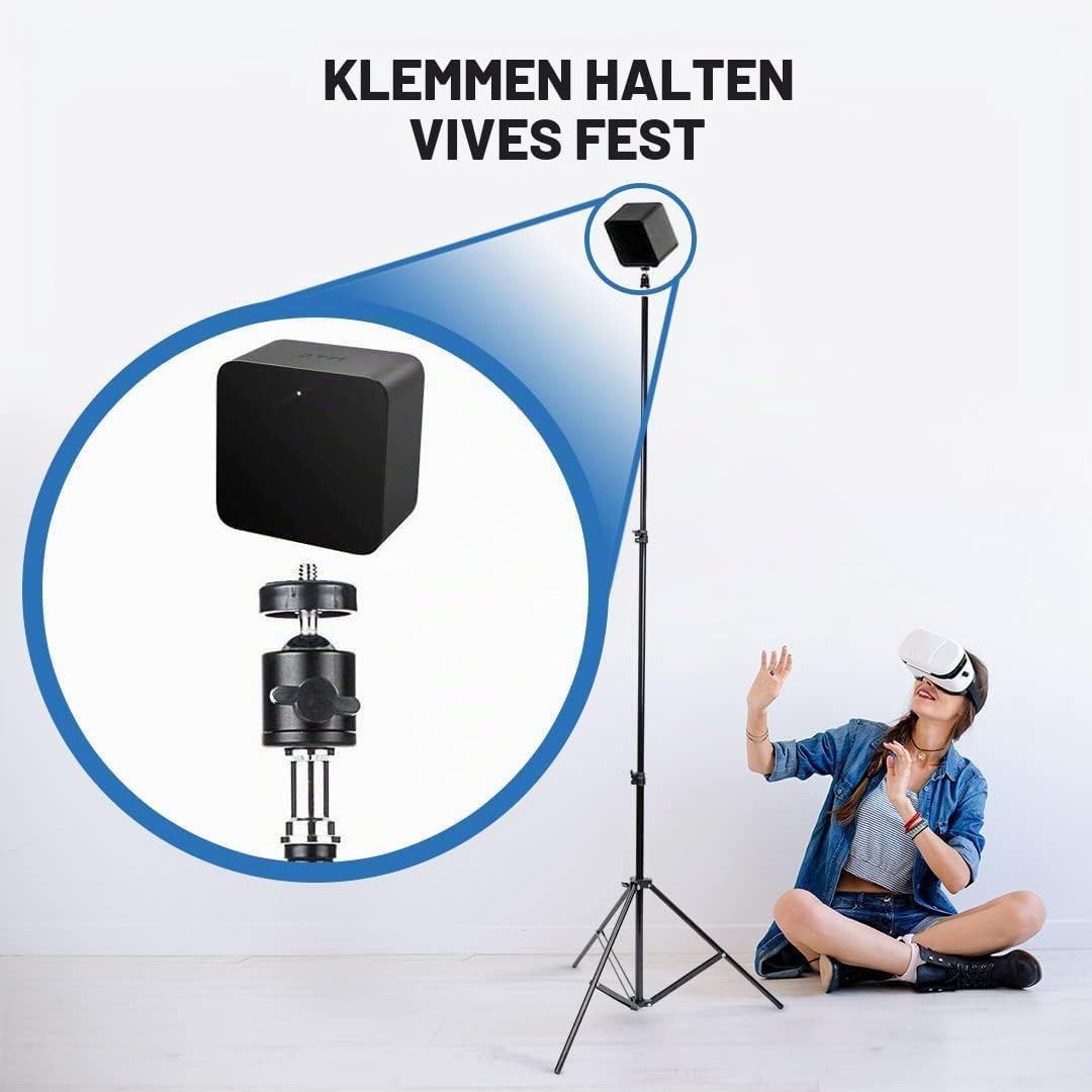 Skywin VR Stativ Ständer (2er-Set) – Kompatibel mit gängigen VR-Basisstationen &amp; Tracking-Sensoren –