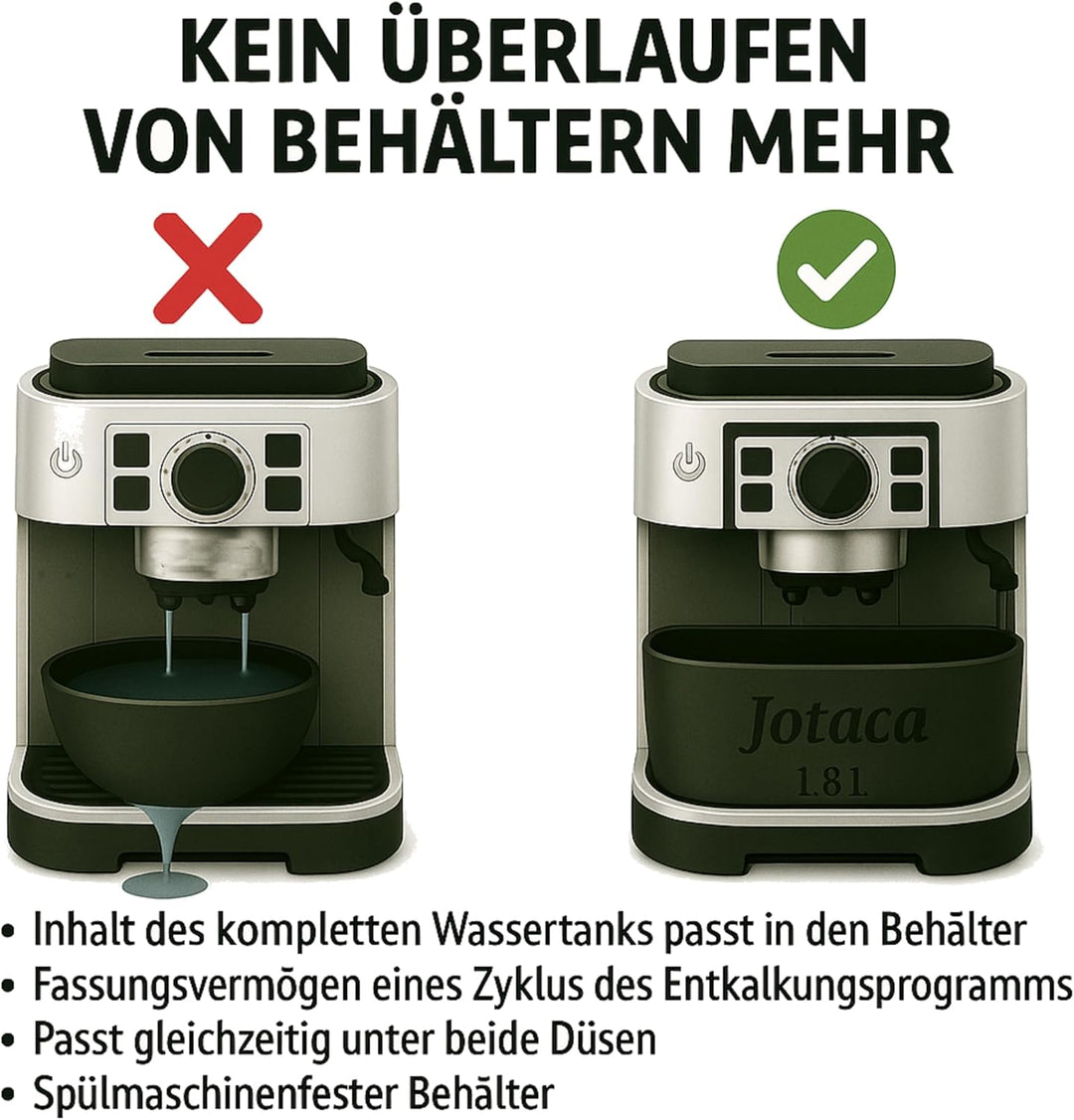 Entkalkungs- und Spülbehälter kompatibel mit DeLonghi ECAM (Magnifica - S), Magnifica - S