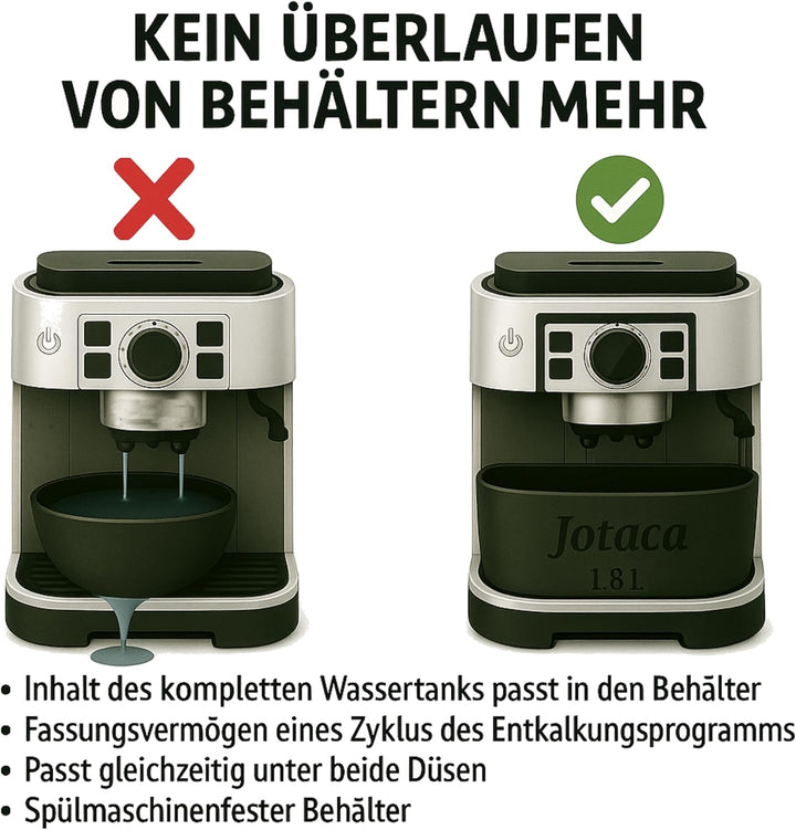 Entkalkungs- und Spülbehälter kompatibel mit DeLonghi ECAM (Magnifica - S), Magnifica - S