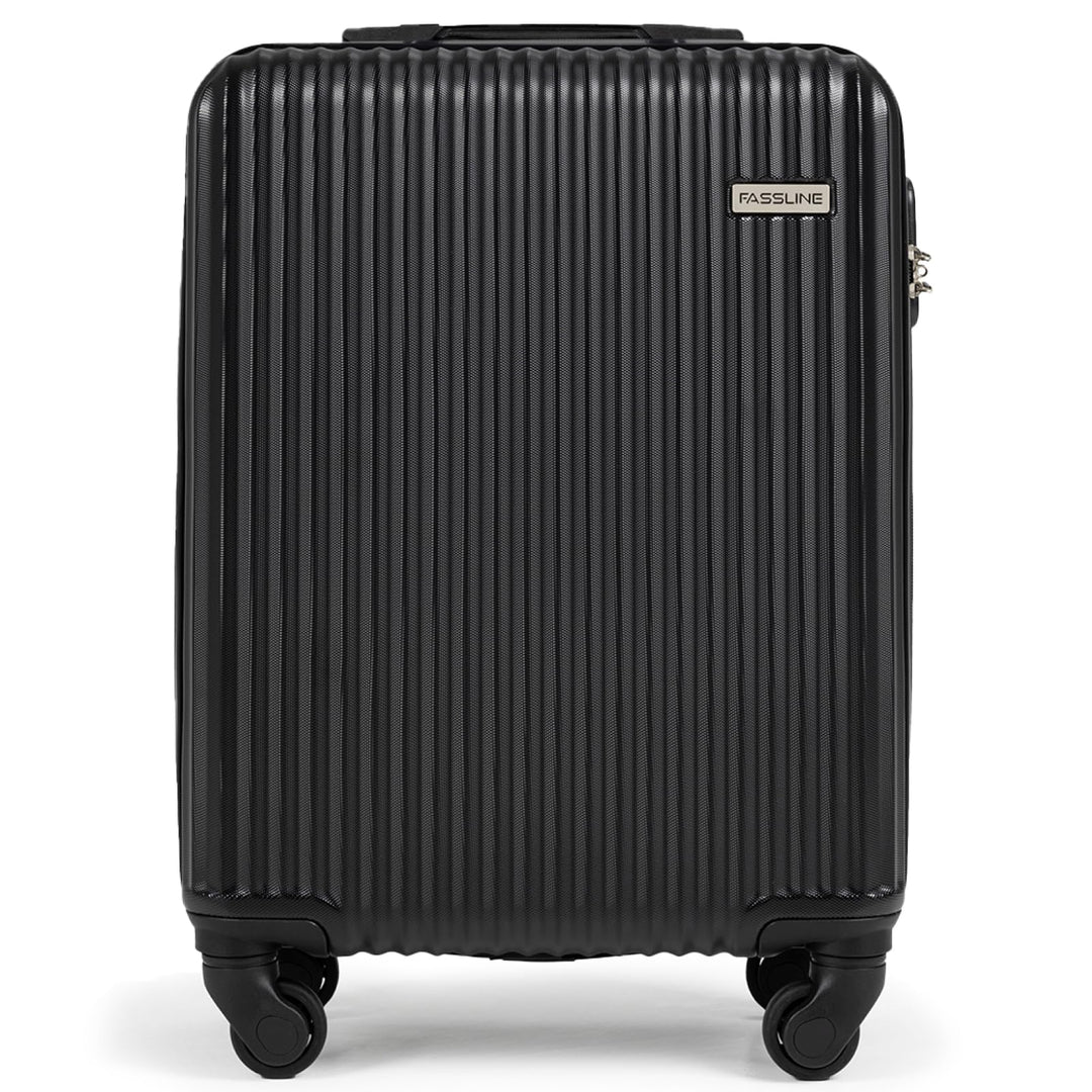 Kabinenkoffer 55x39x20 cm, 36 l, Reisekoffer Handgepäck, Hartschale aus ABS, Vier 360°-Spinner-Rolle