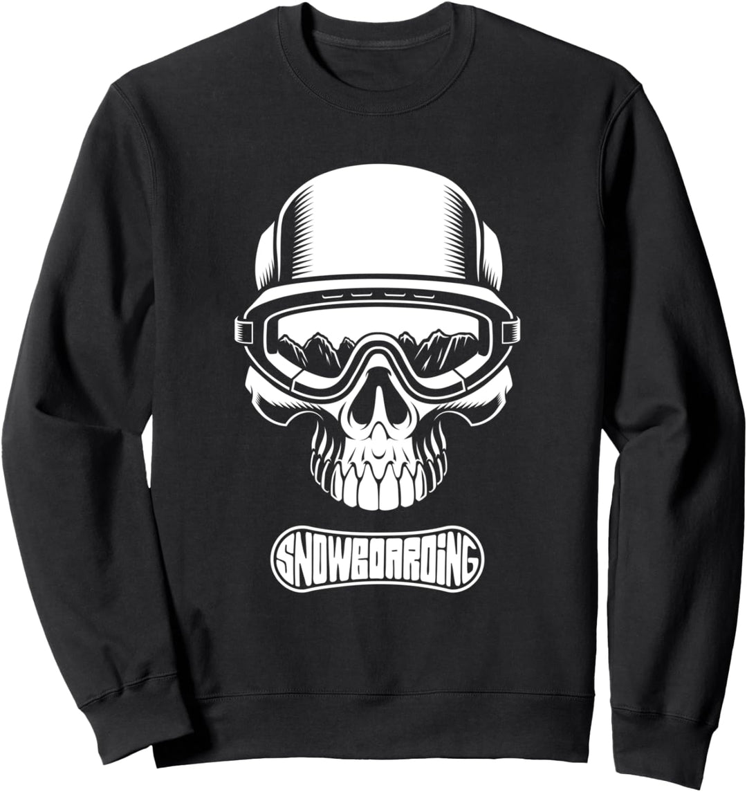 Snowboarder Winter Urlaub Berg Piste Cooles Snowboard Sweatshirt