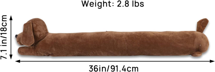 Sharpei Coffee Zugluftstopper, 91,4 cm, robust, robust, dekorativ, schalldicht, energiesparend, Zugl
