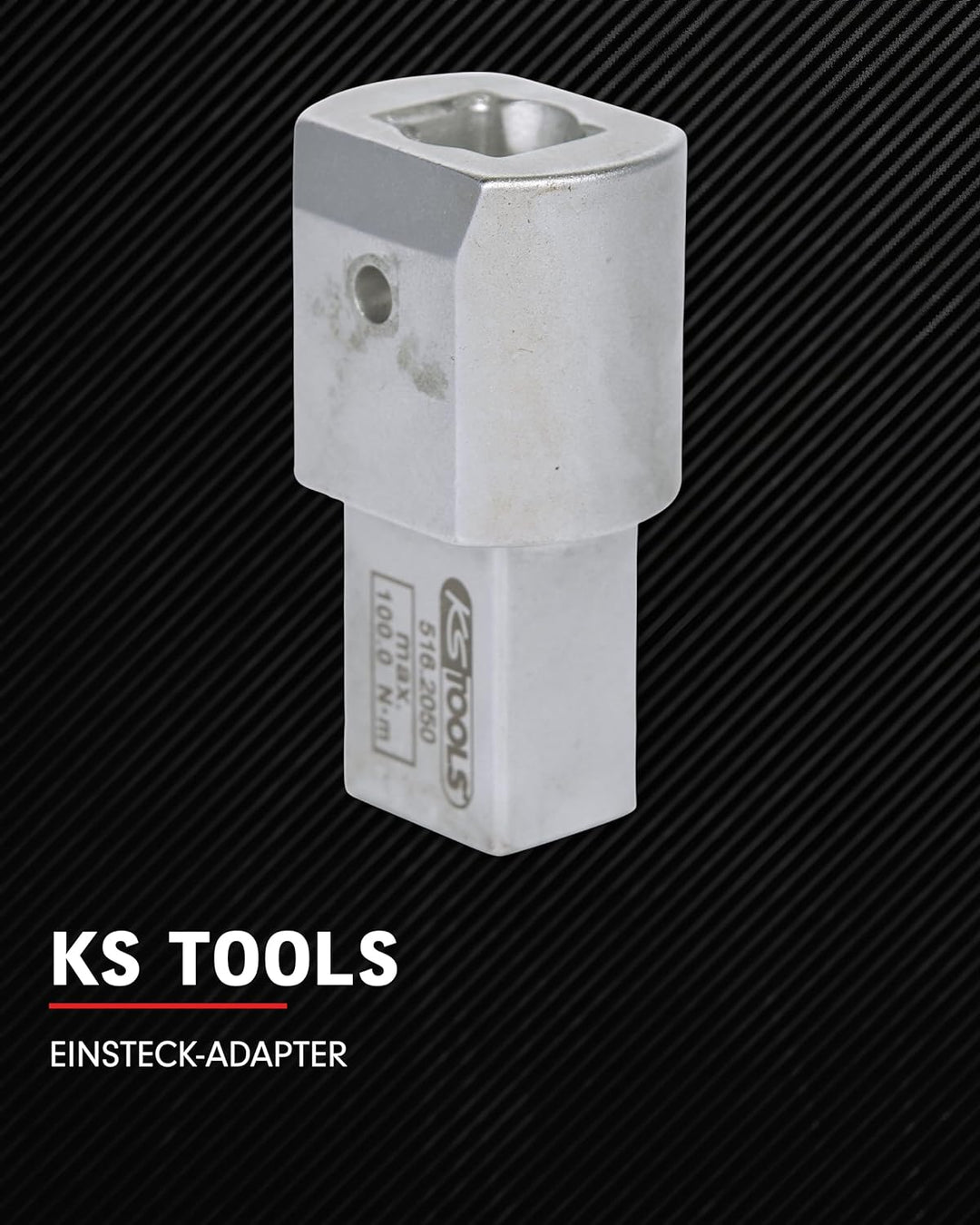 KS Tools Einsteck Adapter 14x18 mm auf 9x12 mm 516.2050 I Steckwerkzeug- & Stecknuss Adapter I Verch