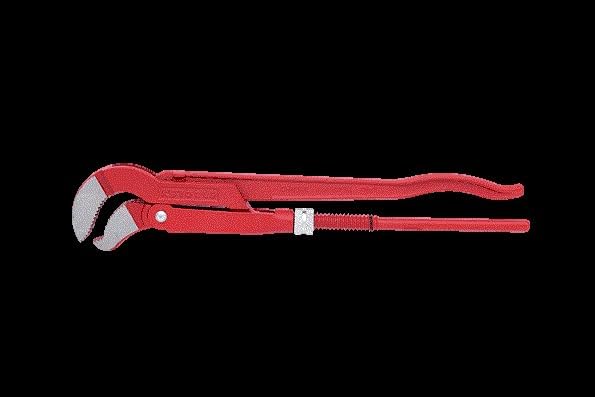KS Tools 113.1500 45° gewinkelte Eckrohrzange, 1.1/2''