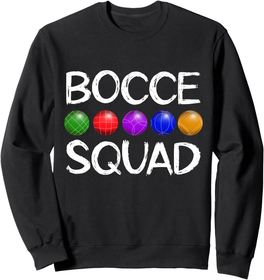 Boulekugeln Squad Boulekugeln Team Petanque Spiel Gruppe Sweatshirt