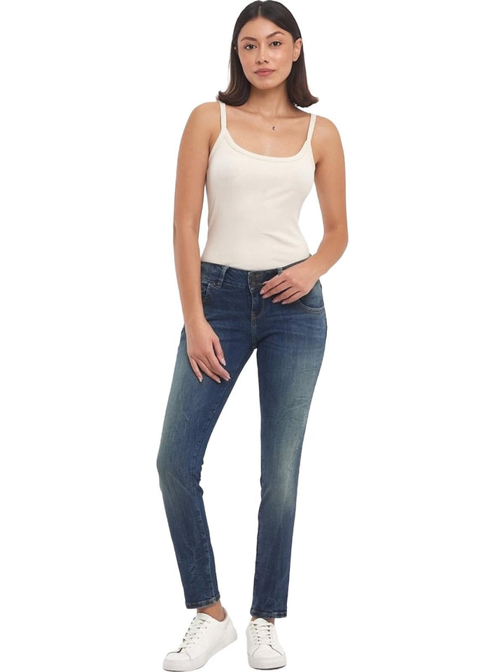 LTB Jeans Damen Molly Jeans, Oxford Wash, 24W / 30L