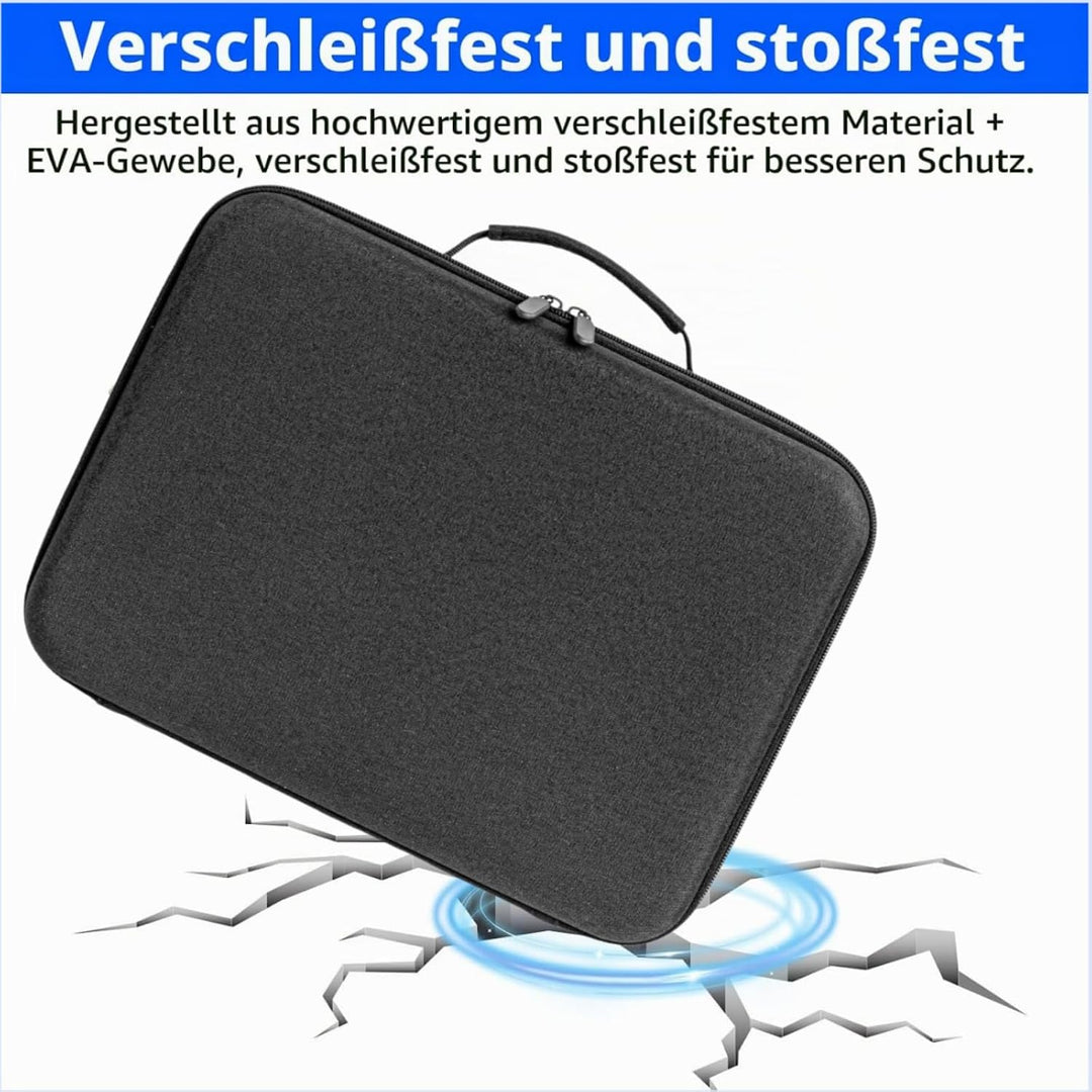 EVA Aufbewahrungsbox für Ecovacs Fensterputzroboter Winbot Mini, tragbare Hartschalen-Organizer für