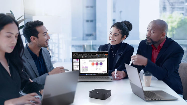 Lenovo Wireless Speakerphone 6000, Kabellos, Bluetooth 5.3, 8 Beamforming-Mikrofone, KI-Geräuschunte