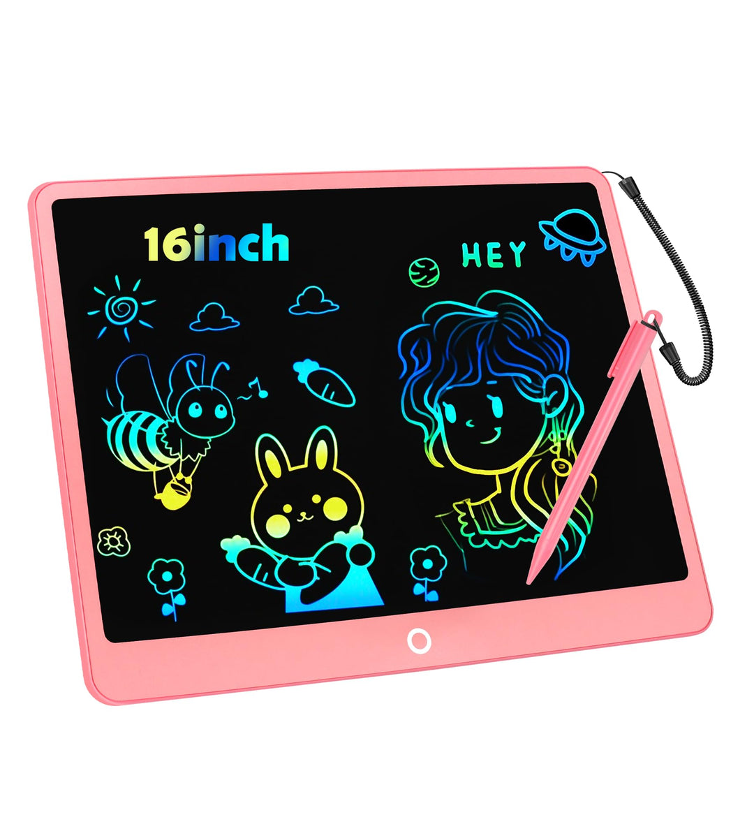 LCD Schreibtafel Spielzeug für Kinder,Bunte Zeichentablett Doodle Board Elektronische Zeichnung Tabl