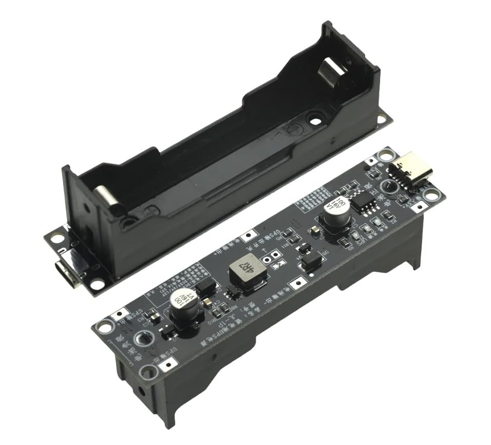 TECNOIOT 1pcs Type-C USB 5V USV Unterbrechungsfreie Stromversorgung 18650 Lithium-Ladegerät