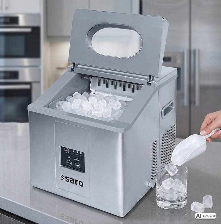 Saro EB 15 Eiswürfelbereiter/15 kg/24 h/230 V/1 Ph/0,16 kW/3 Eiswürfelgrössen, Single