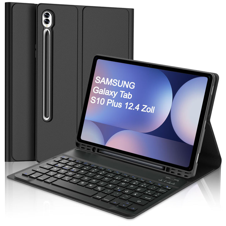 WINCHKING Tastatur Hülle für Samsung Galaxy Tab S10 Plus/S9 Fe Plus/S9 Plus | Abnehmbar Hülle mit St