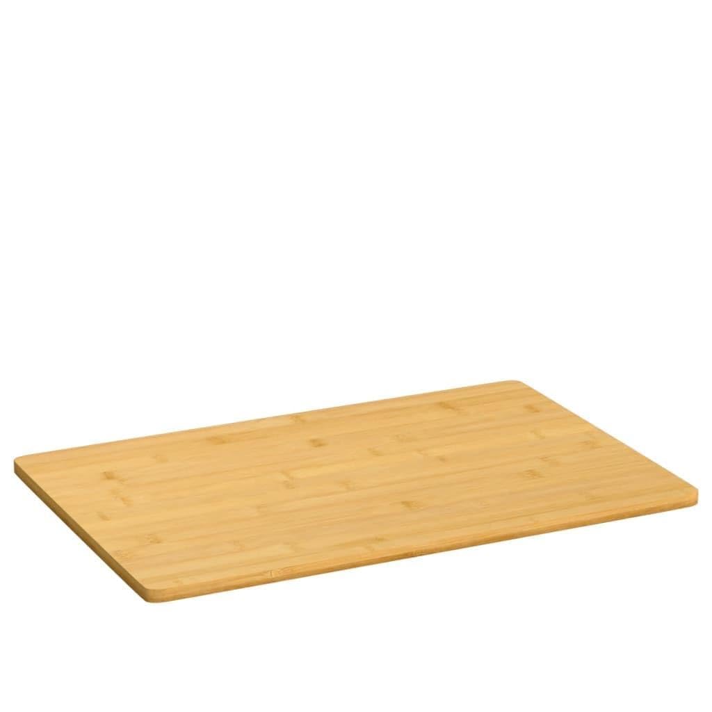 Frühstücksbrettchen aus Bambus 6 Stück 35x23x0,8 cm mit natürlichem Öl-Finish, leicht und robust, id