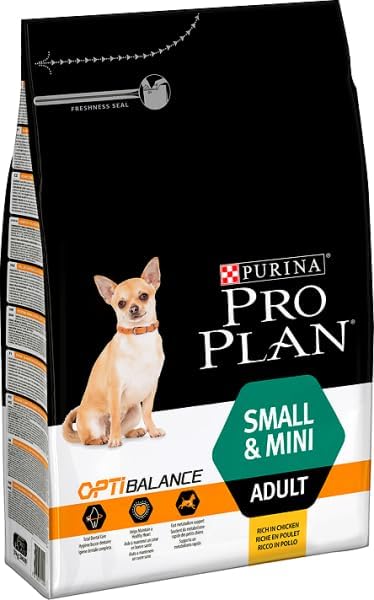Pro Plan Purina Hund Klein & Mini Adult Reis Reich an Hähnchen Trockenfutter - 7kg Huhn 7 kg (1er Pa