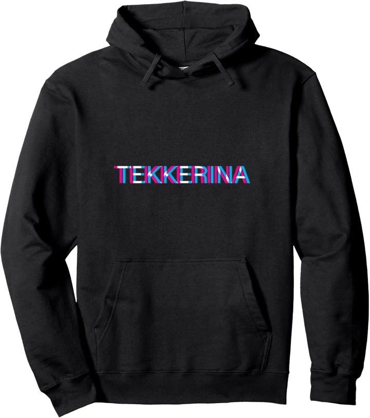 Tekkerina - Hardtechno Rave Hardtekk Pullover Hoodie