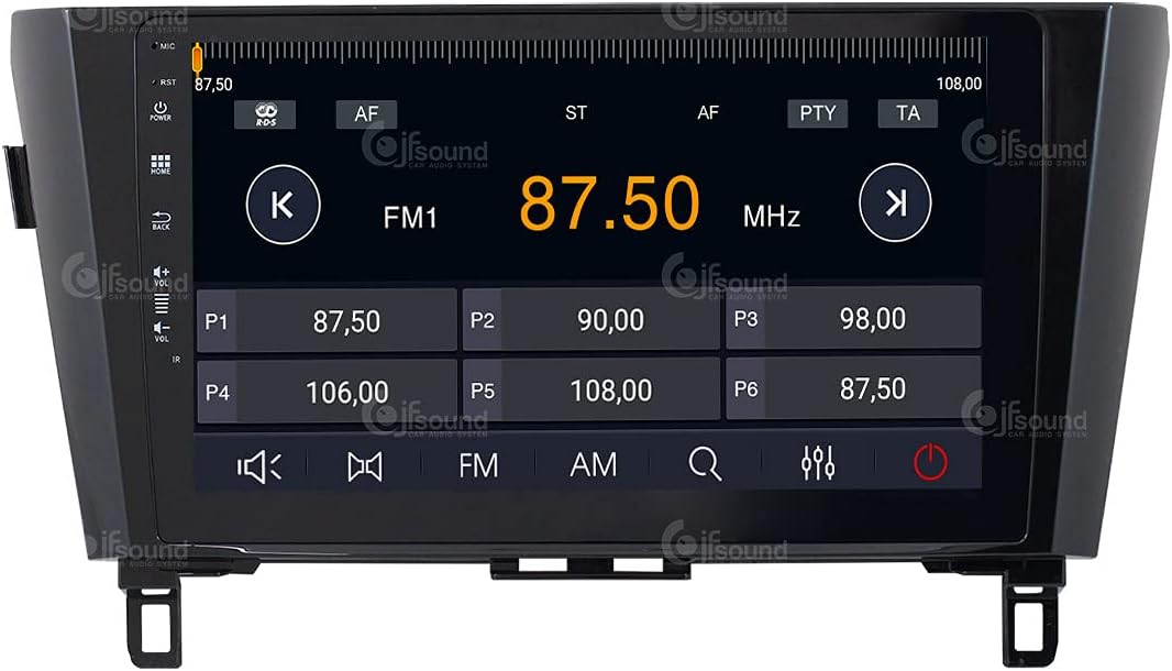 Personalisiertes Autoradio für Nissan Qashqai Xtrail mit 360°-System serienmässig Android GPS Blueto