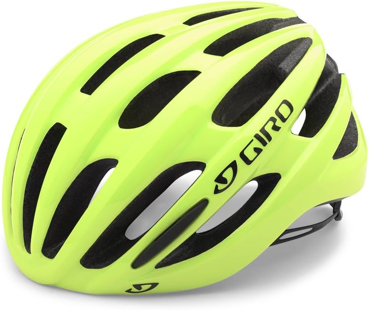 Giro Damen Fahrradhelm Foray 16 L Highlight Yellow, L Highlight Yellow