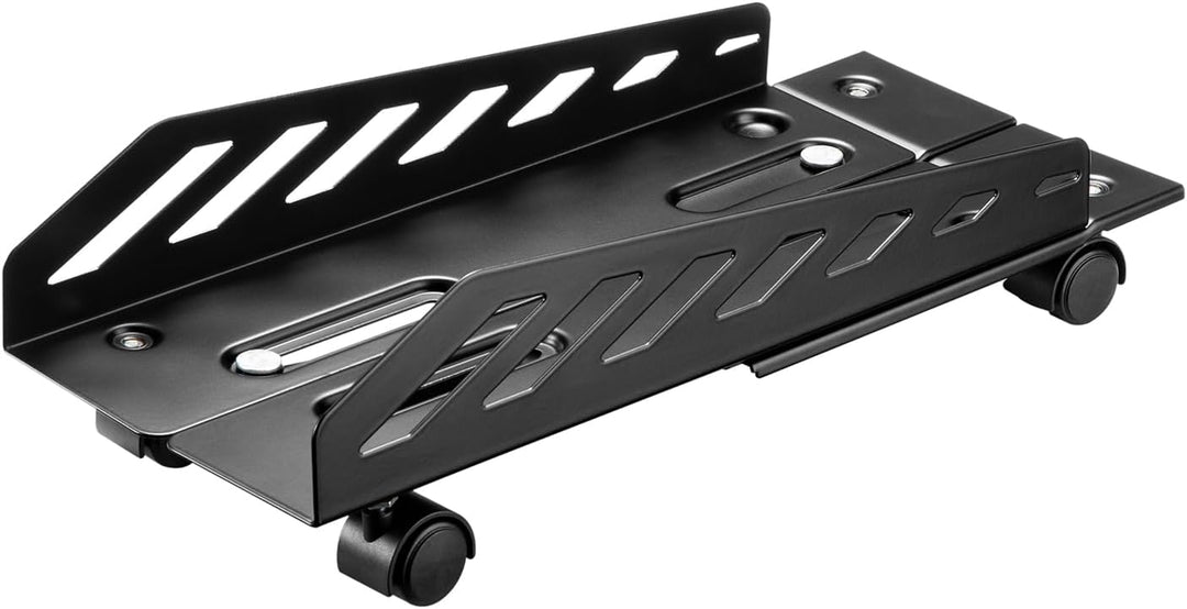 NanoRS RS480 Mobiler Gamping-CPU-Ständer mit 4 Rollen CPU-Ständer Computerwagen Belastbar bis 25kg,
