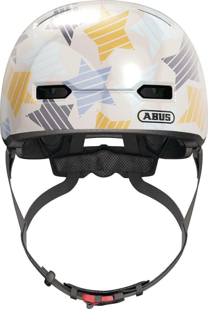 ABUS Kinderhelm Skurb Kid - robuster Fahrradhelm im Skater-Look mit Platz für einen Zopf und vielfäl