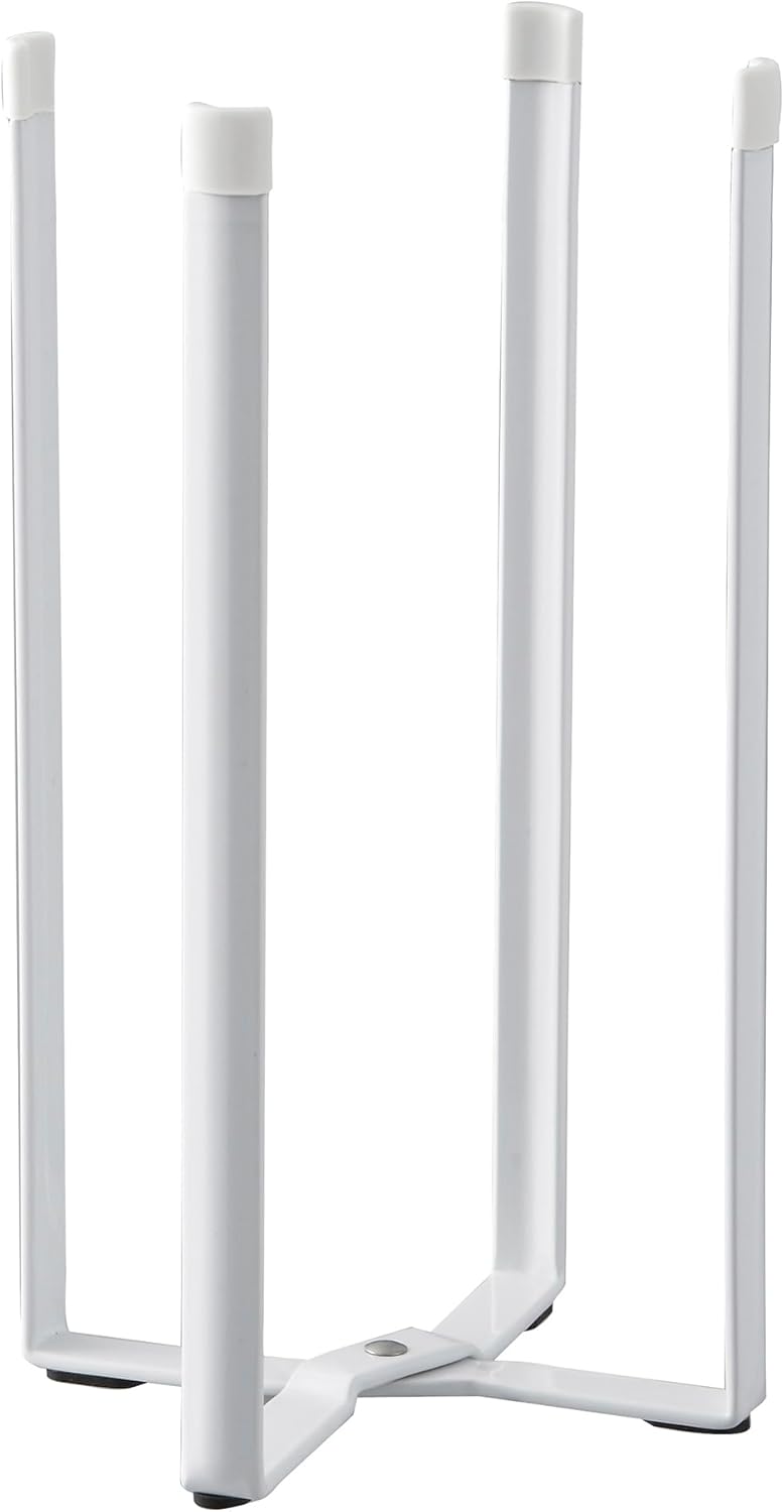 Yamazaki 6784 TOWER Mehrzweckständer für die Küche, weiss, Stahl/SILICON Harz, minimalistisch, 12 x