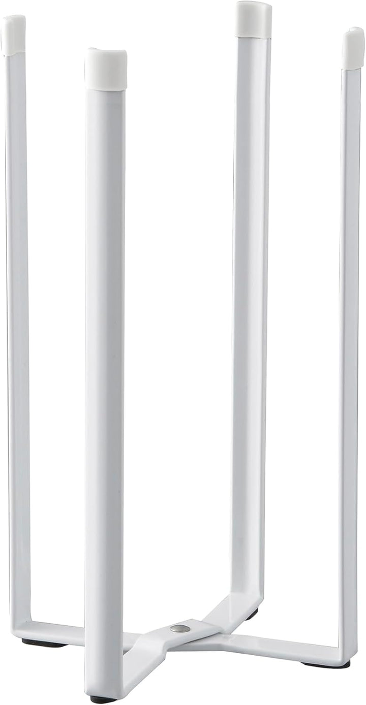 Yamazaki 6784 TOWER Mehrzweckständer für die Küche, weiss, Stahl/SILICON Harz, minimalistisch, 12 x