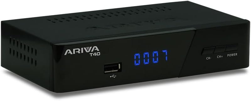 Ferguson Ariva T40 DVB-T2 HEVC H.265 10 Bit H.264 DVB-T HD Tuner Full HD HDMI SCART Ethernet LAN PVR