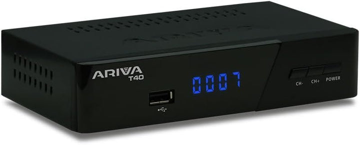 Ferguson Ariva T40 DVB-T2 HEVC H.265 10 Bit H.264 DVB-T HD Tuner Full HD HDMI SCART Ethernet LAN PVR