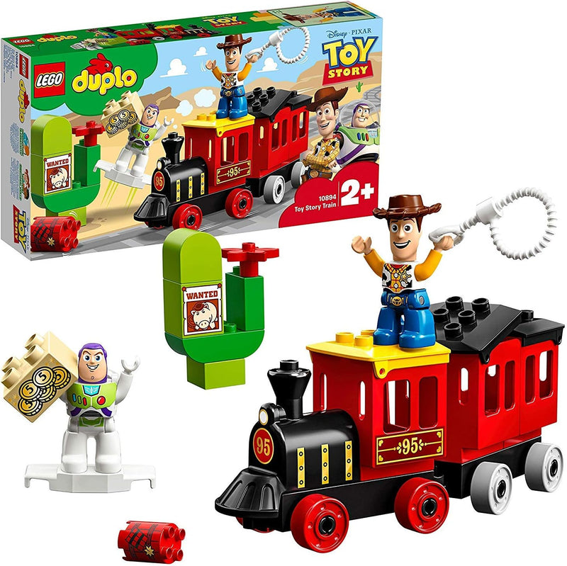 Lego 10894 DUPLO Toy-Story-Zug, Bausatz mit Buzz und Woody Figuren für Kleinkinder