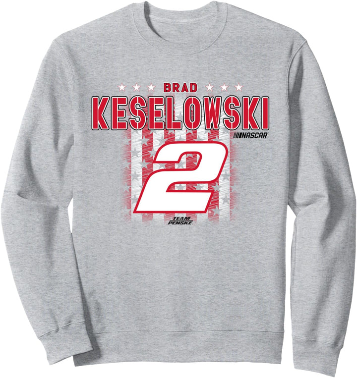NASCAR - Brad Keselowski - Flag Sweatshirt
