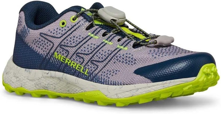 Merrell Jungen Moab Flight Low A/C Sneaker 30 EU Grey Navy Citron, 30 EU Grey Navy Citron