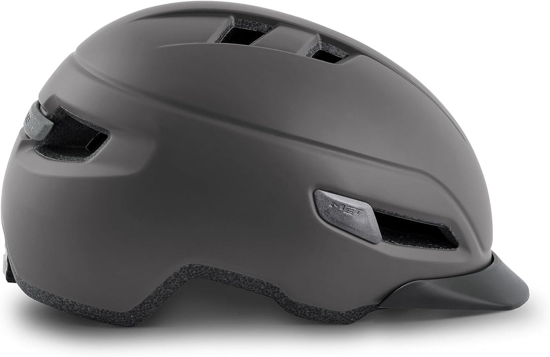 Met Fahrradhelm Corso Dunkelgrau S(52-56) Unisex Erwachsene