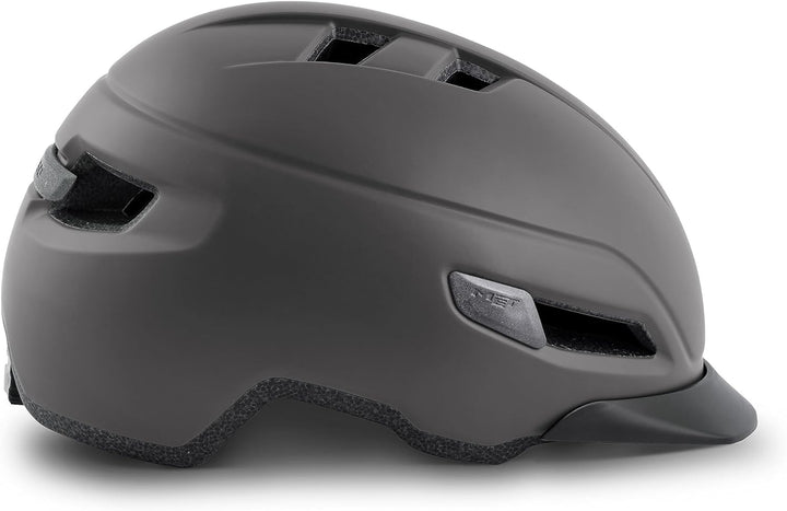 Met Fahrradhelm Corso Dunkelgrau S(52-56) Unisex Erwachsene