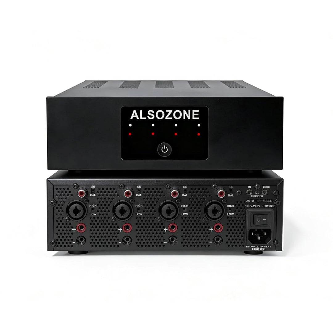3eAudio PAM154 Multikanal-Endstufe – 4-Kanal Verstärker mit 150W pro Kanal, GaN-Netzteil, PFFB-Techn