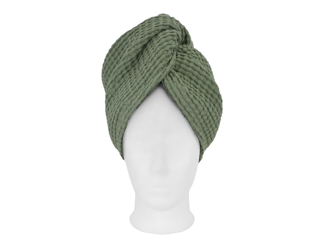 beties - PUR.NATURE - Sauna Haarturban - One Size; PREMIUM-Halbleinen Qualität (europäischer Flachs)