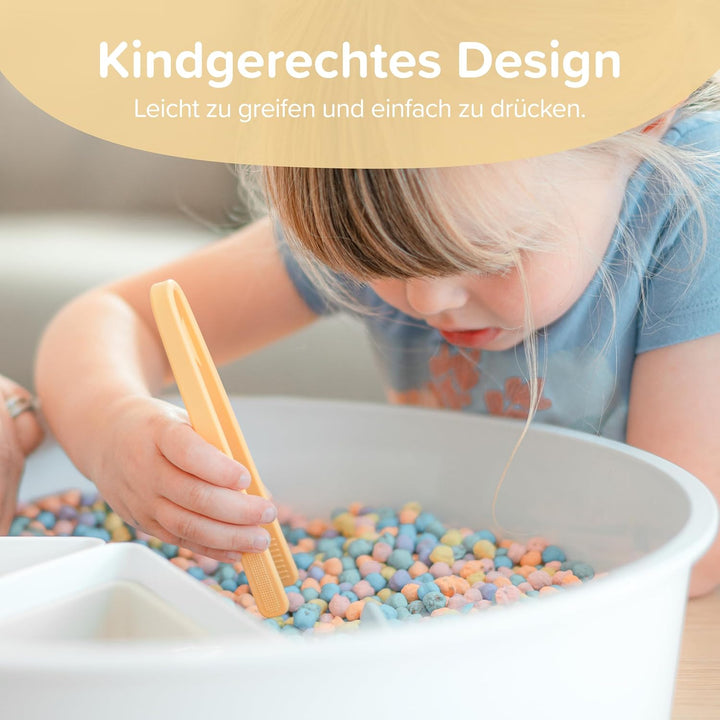Inspire My Play 3 x Kinderpinzette für feinmotorische Fähigkeiten - Spielzeugzange für Kinder - sens