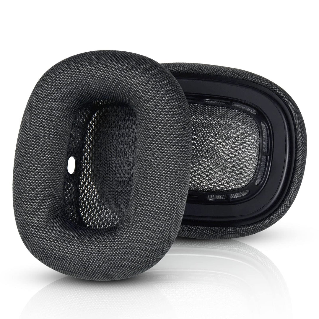 Airpods Max Ohrpolster, Ersatz-Ohrpolster für AirPods Max Kopfhörer, ein Strick-Mesh-Baldachin und M