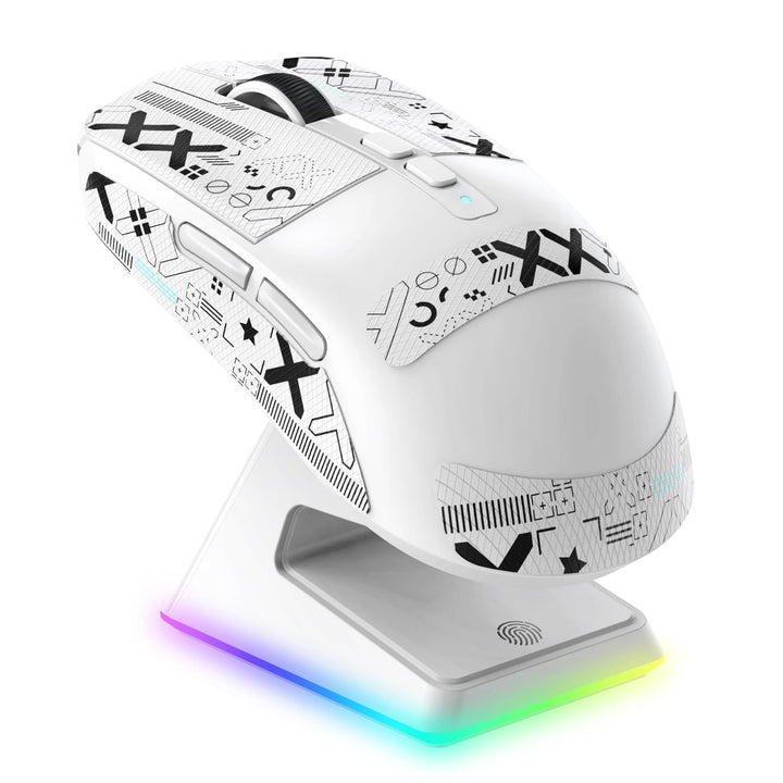 VGN Game Power Attack Shark X6 Superlight Kabellose Gaming-Maus mit RGB Ladestation, 49g Ultraleicht