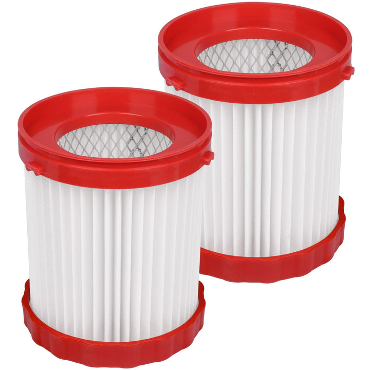 SuQurtom 2 Stück HEPA-Filter Ersatzfilter für Bosch 18V Nass-/Trockensauger (GAS18V-3/GAS18V-10L), V