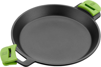 BRA Prior Paella-Pfanne aus Aluminiumguss, mit Antihaft-Beschichtung Teflon Classic, Silikongriffe,