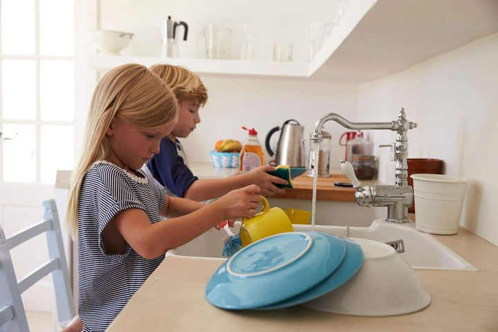 Kindergeschirrset für Mädchen, Zauberfee 3tlg, Geschirr für Kinder, spülmaschinenfest