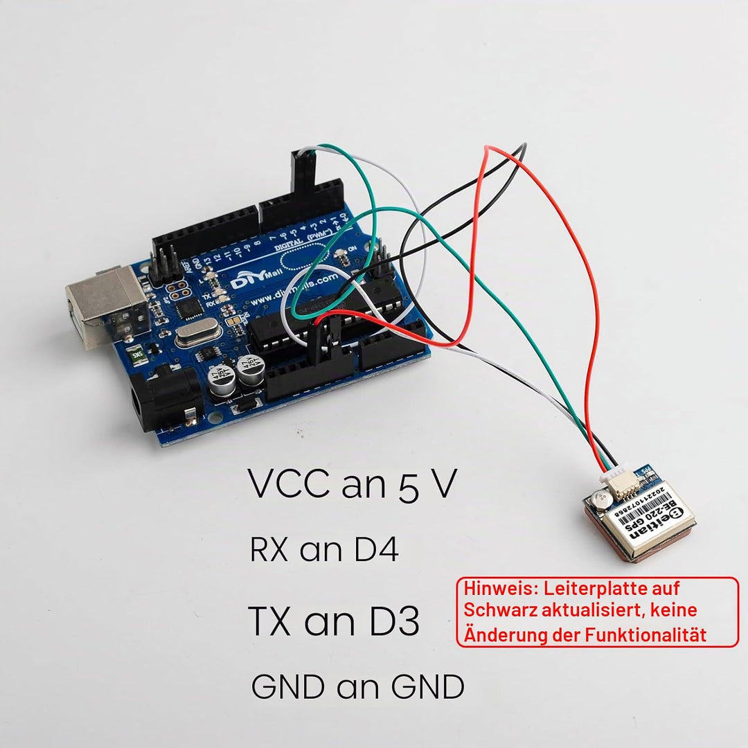 Geekstory BE-220 GPS Module with Flash Navigation TTL Level 38400bps for Arduino Raspberry Pi Aircra