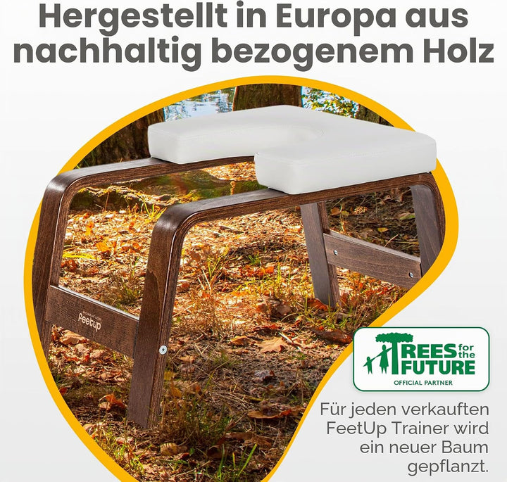 FeetUp Trainer The Original - Yoga kopfstandhocker, Yoga Inversion Bank, Simply and Safely Reverse.