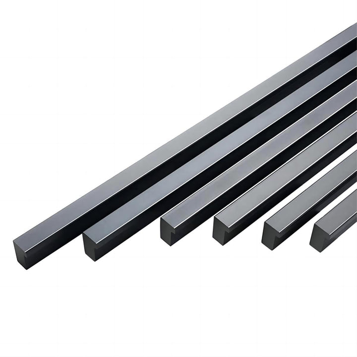 Qrity 10 Stück Aluminiumlegierung Möbelgriff Stangengriff Bohrlochabstand 288 mm Küchengriff Schrank