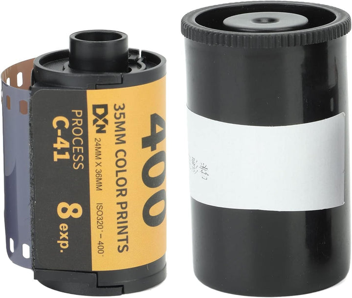 35mm Farbnegativfilm ISO 400, 8 Blatt – Hochauflösender Film mit feiner Körnung für 135 Kameras, ide