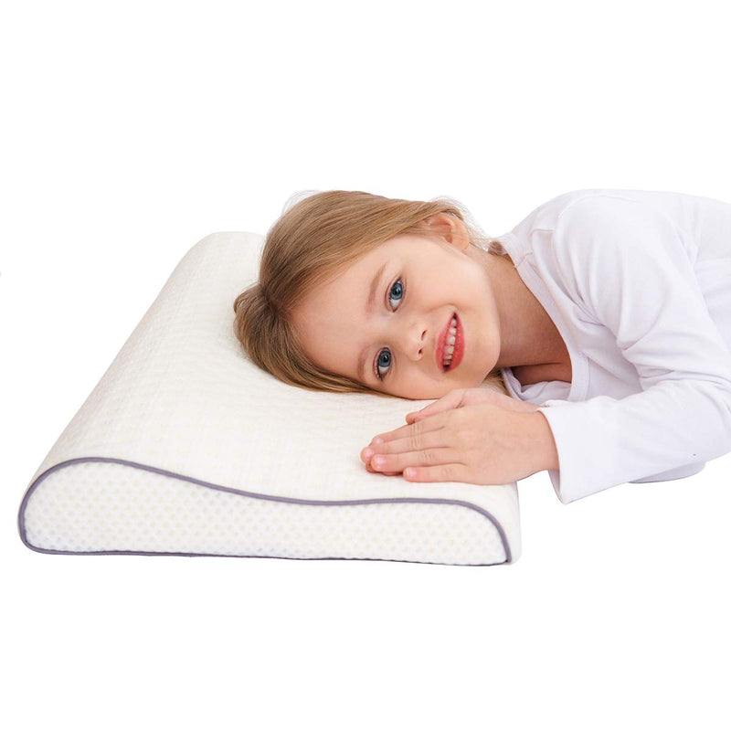 SIKAINI Kinder Kissen für Bett Schlafen Oeko-Tex Hypoallergenic Memory Schaum kinderkissen Neck-Prot