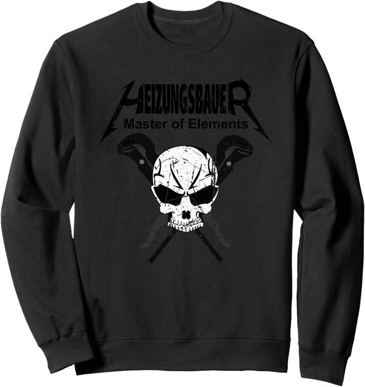 Heizungsbauer Anlagenmechaniker, Master of Elements SHK Sweatshirt