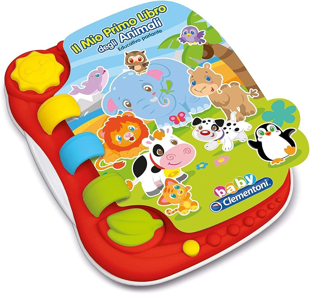 Clementoni 17190 Mein erstes Tierbuch – sprechendes Lernbuch – Kinder 6 – 36 Monate, Single, Mehrfar